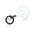 Round Rope Stone Set Labrets Push-in LA-645